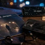 bb jacques, pochette vinyle et cassette VHS usée, 2021