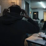 d.a uzi en studio MJC en Seine-Saint-Denis, rap et écriture