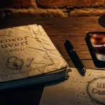 Deen burbigo : carnet froissé, téléphone et Mikael Castelle