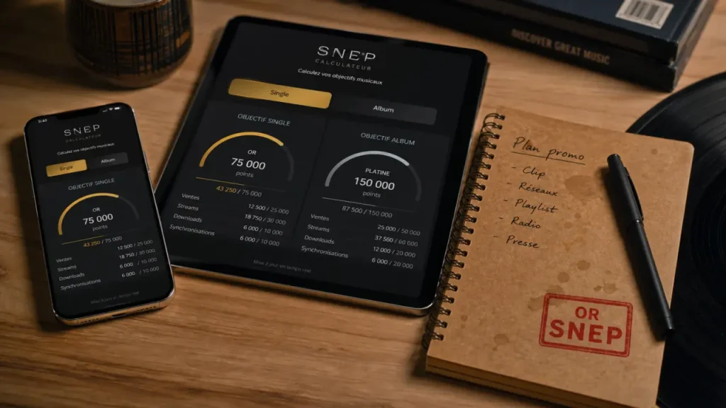 Disque d’or SNEP : combien de stream, seuils officiels et calculs en France