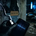 Freeze Corleone : affiche Ligue des Ombres déchirée, clé USB et téléphone