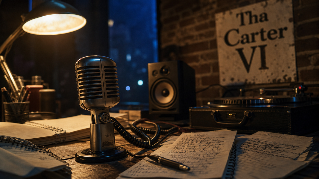 lilwayne dans un atelier à La Nouvelle-Orléans, Tha Carter VI