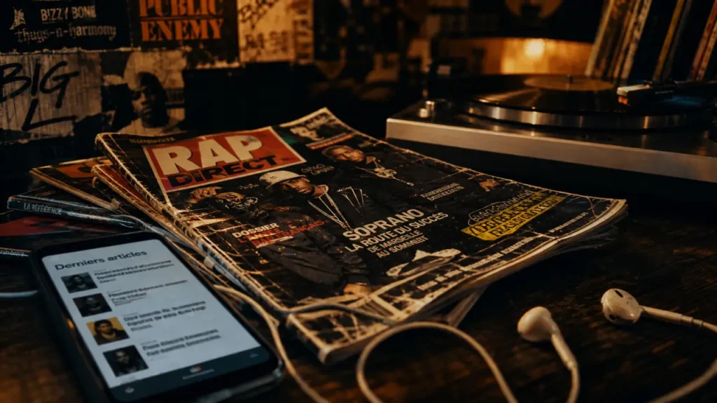 Magazine rap : repérer un média fiable entre brèves et recommandations
