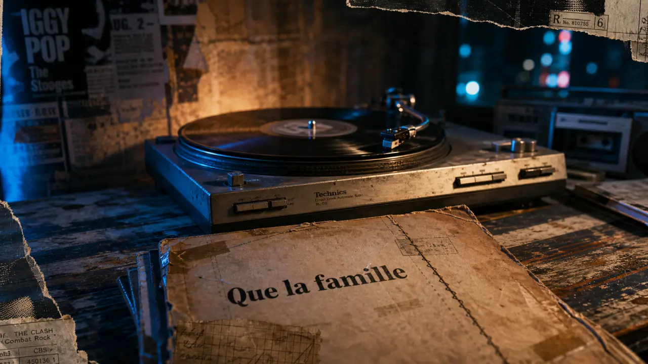 PNL que la famille, pochette vinyle et ambiance cloud rap français