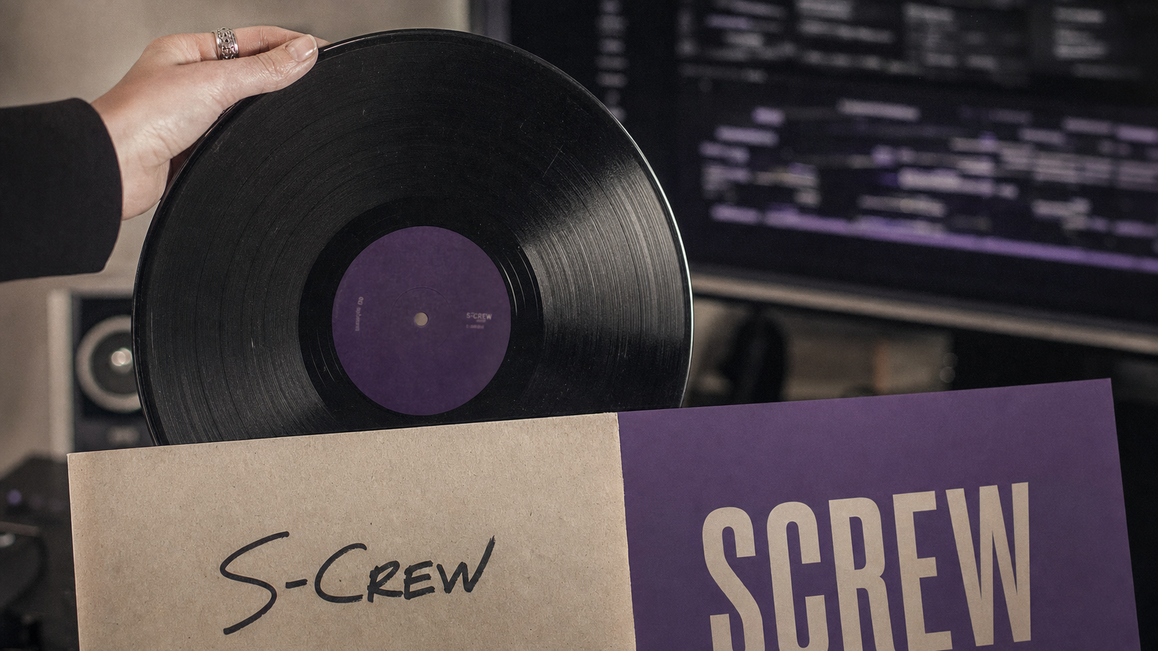 S-Crew vs SCREW : screw groupe français et japonais, vinyles côte à côte
