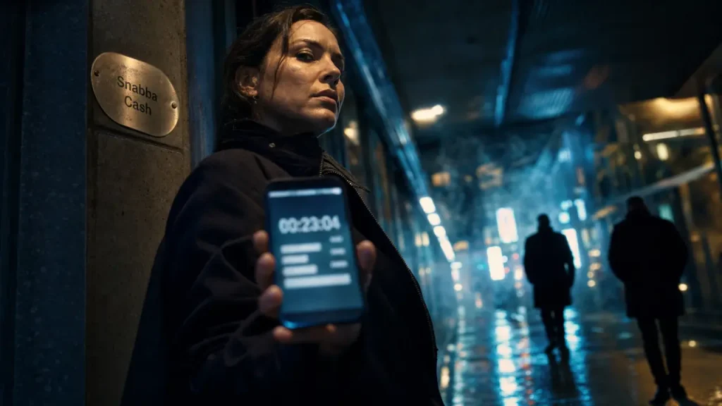 Snabba cash sur Netflix : femme et smartphone, start-up contre crime organisé