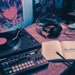 winnterzuko en impression riso : studio hyperpop