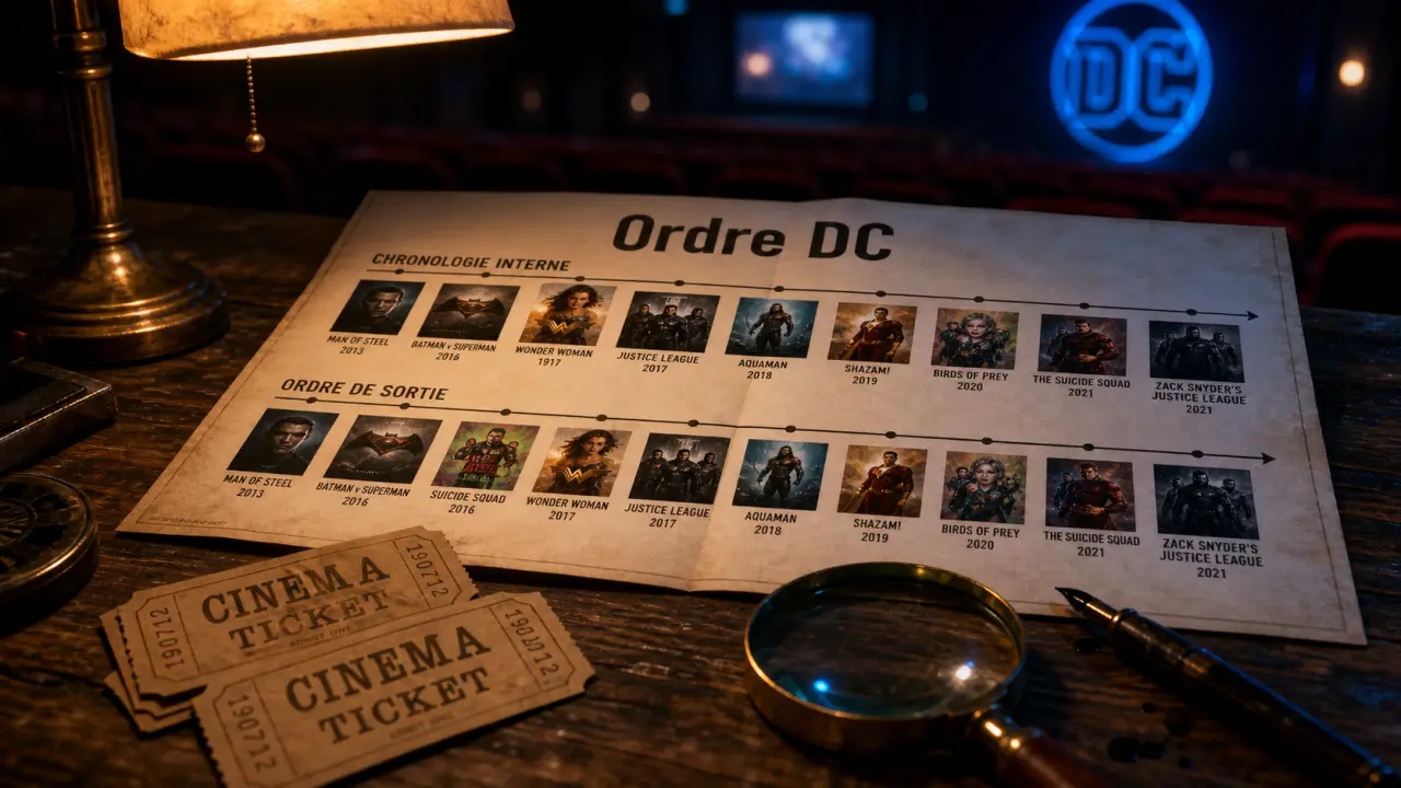 DC Comics film ordre : chronologie et ordre de sortie