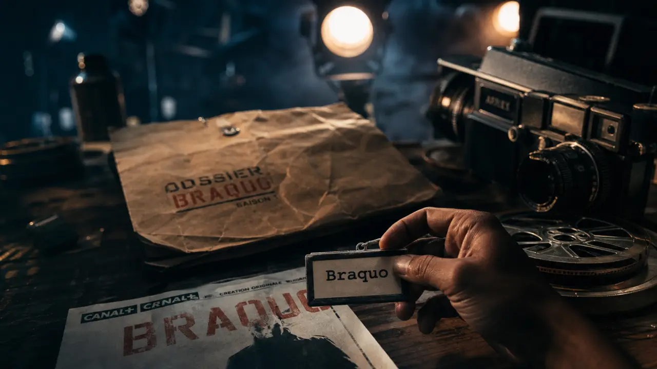 Films et séries tv avec Nicolas Duvauchelle : badge Braquo sur plateau cinéma