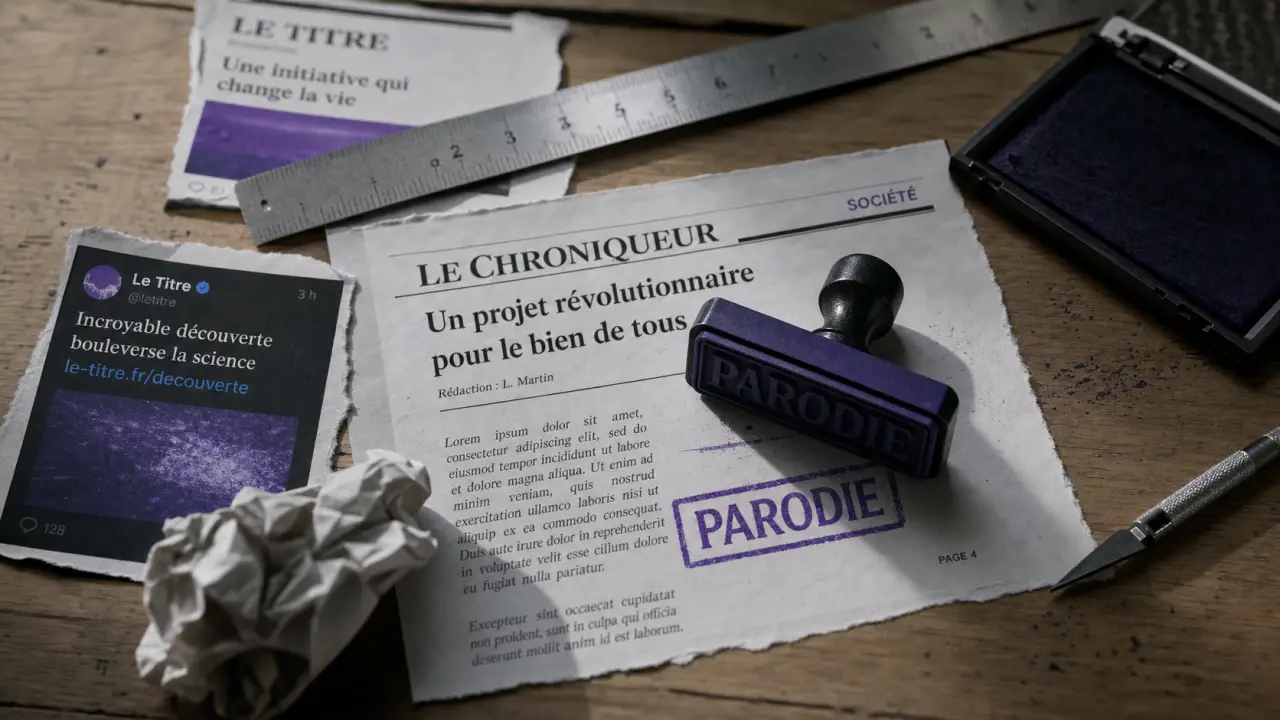 Qu'est ce qu'un site parodique : reconnaître satire et parodie