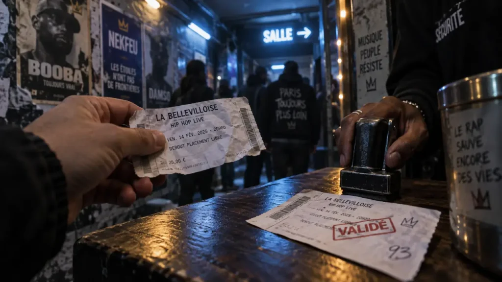 concert rap paris 2025 : billets validés entrée salle