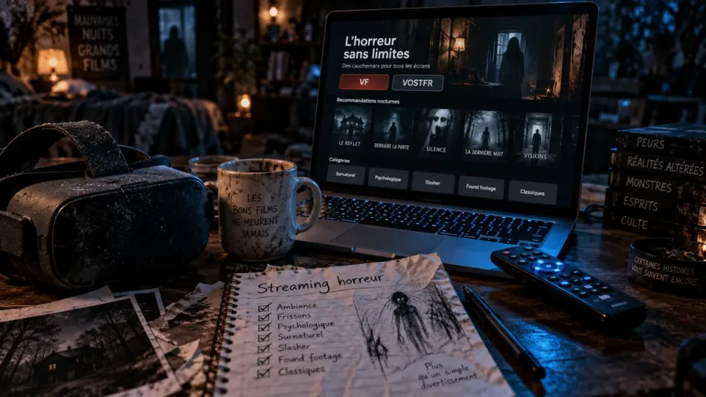 Film horreur en streaming : choix VF, replay ou catalogue spécialisé