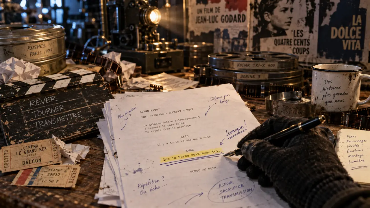 Phrase culte de film : scénario annoté dans le cinéma français