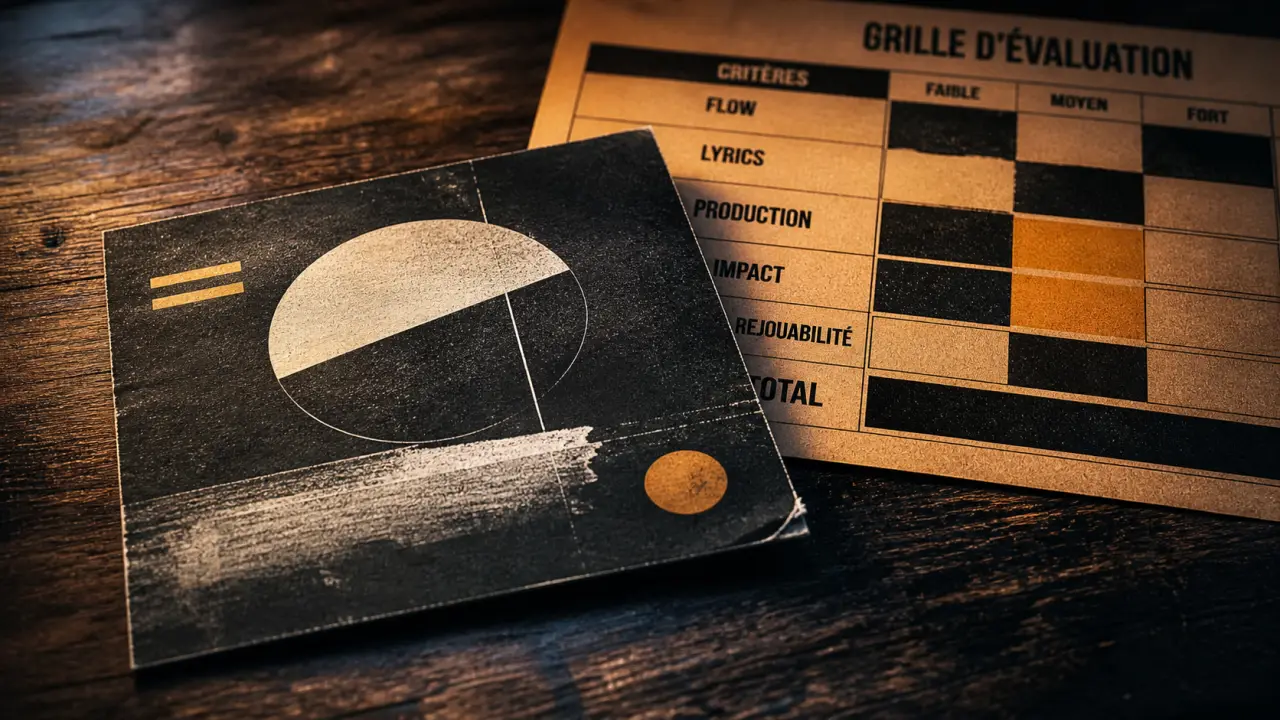 Pochette album rap culte : minimalisme, symboles et typographie
