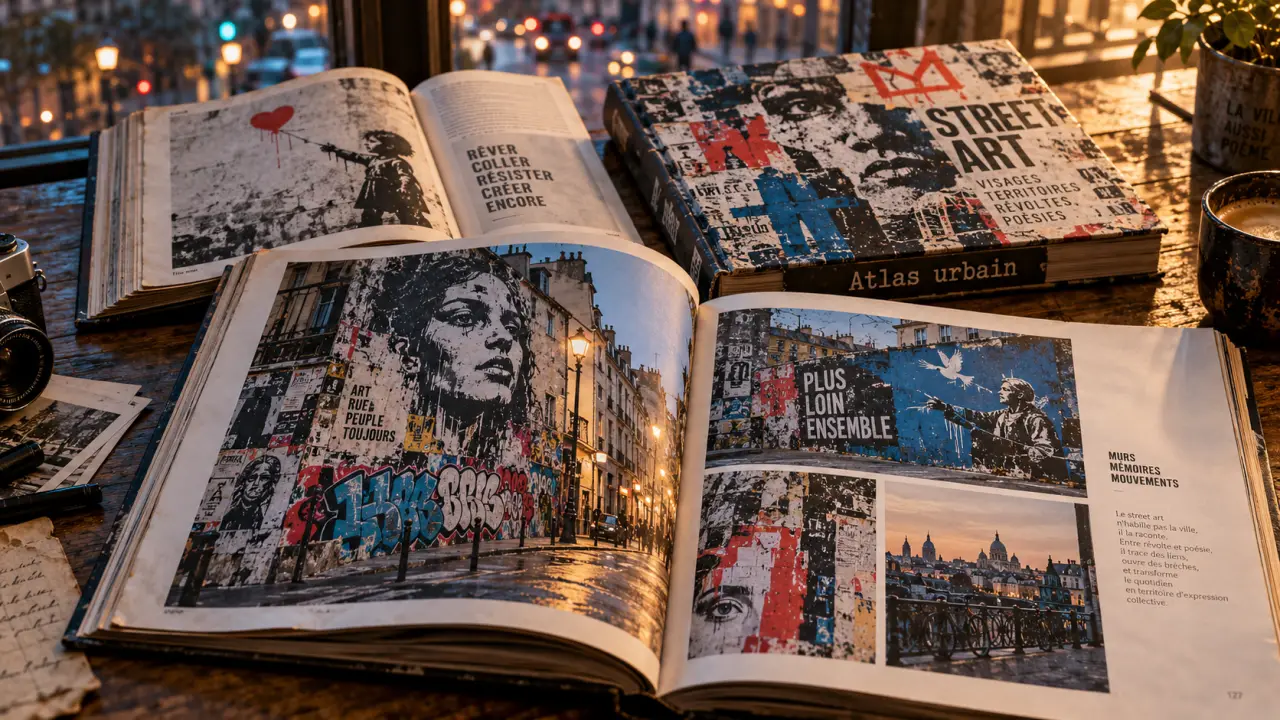 Livre street art : Atlas urbain, comparaison de monographies et beaux livres